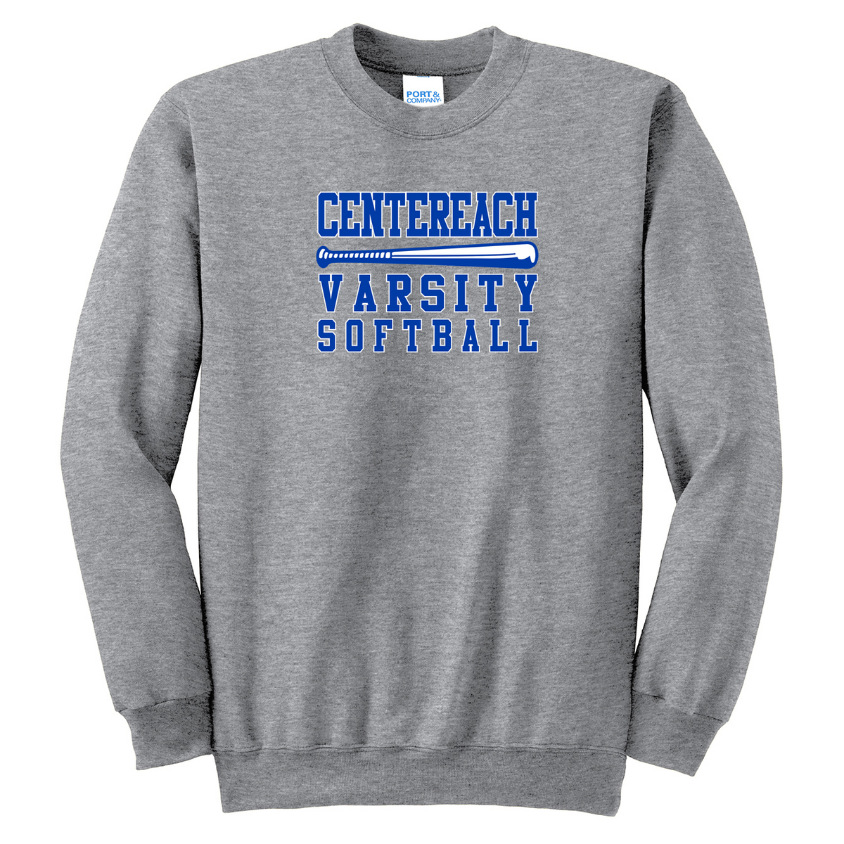 Centereach Varsity Softball Crew Neck Sweater