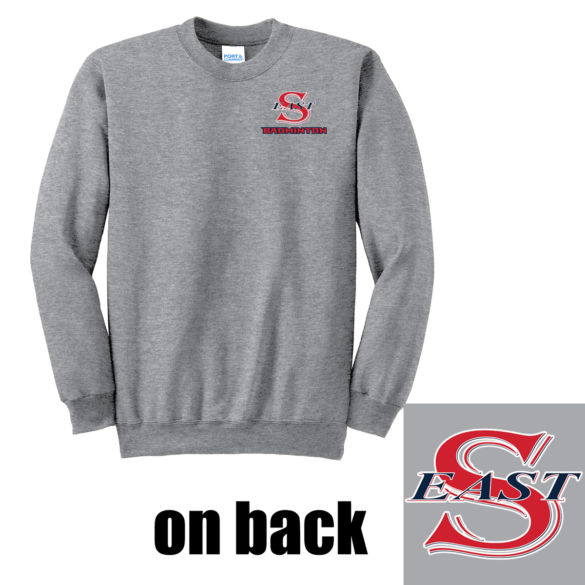 Smithtown East Badminton Crew Neck Sweater