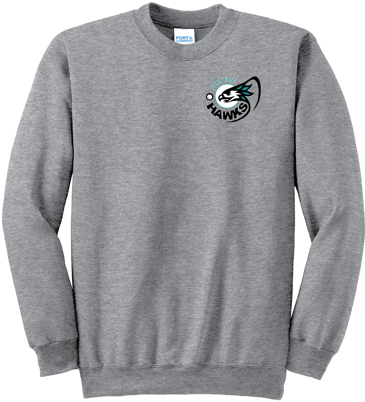 Fort Erie Hawks Athletic Heather Crew Neck Sweater