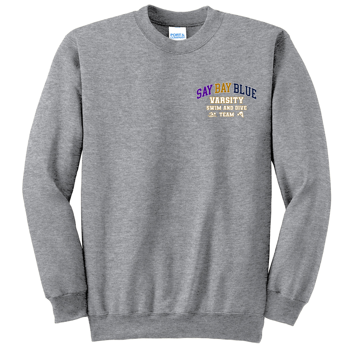 SayBayBlue Swim Crew Neck Sweater