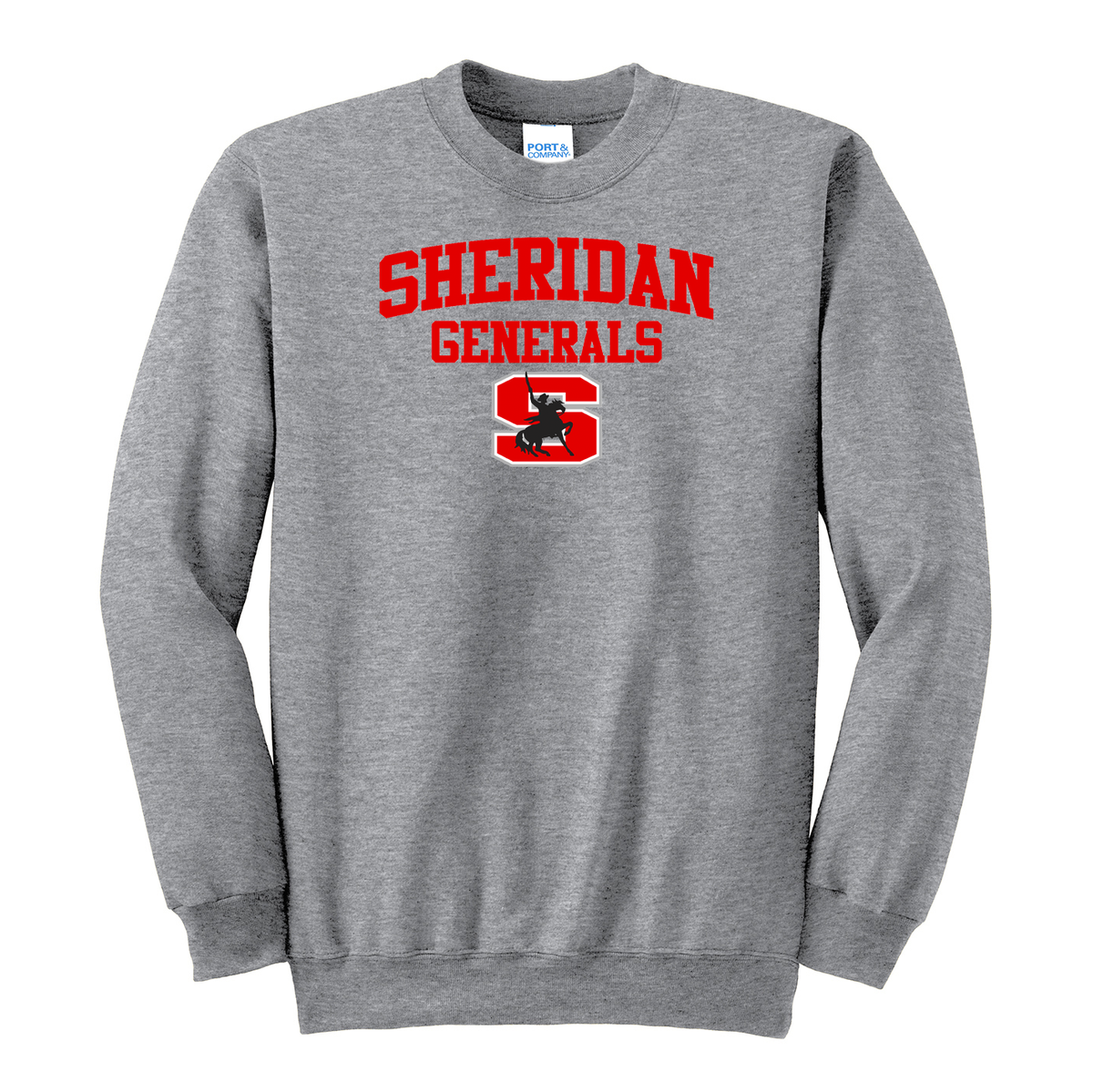 Sheridan Generals Crew Neck Sweater