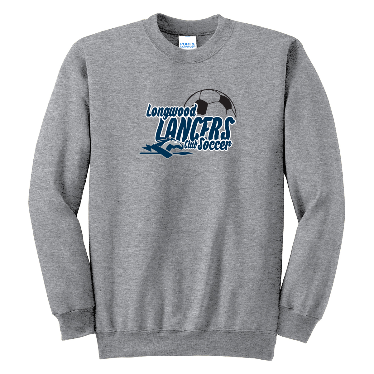 Longwood Womens Club Soccer Crew Neck Sweater