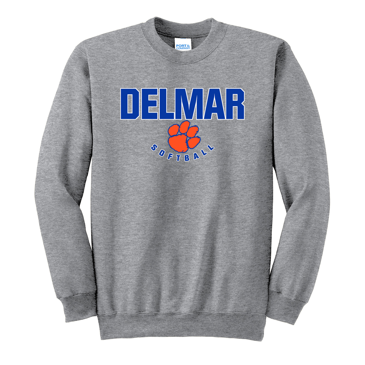Delmar Softball  Crew Neck Sweater