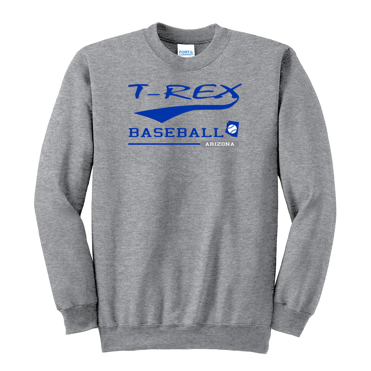 Copy of T-Rex Baseball Crew Neck Sweater