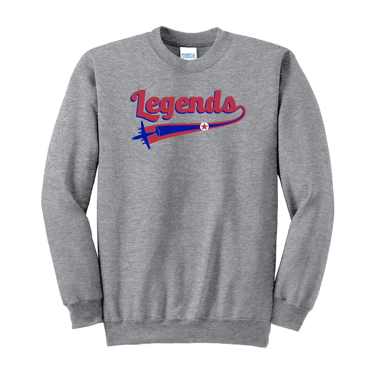 B17 Legends Baseball Crew Neck Sweater