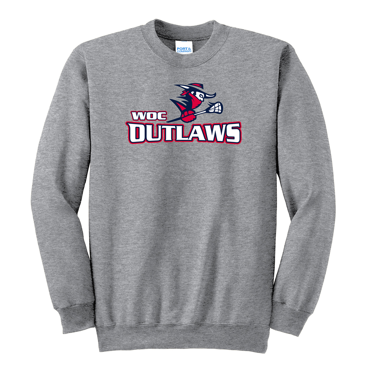 WOC Outlaws Lacrosse Club Crew Neck Sweater