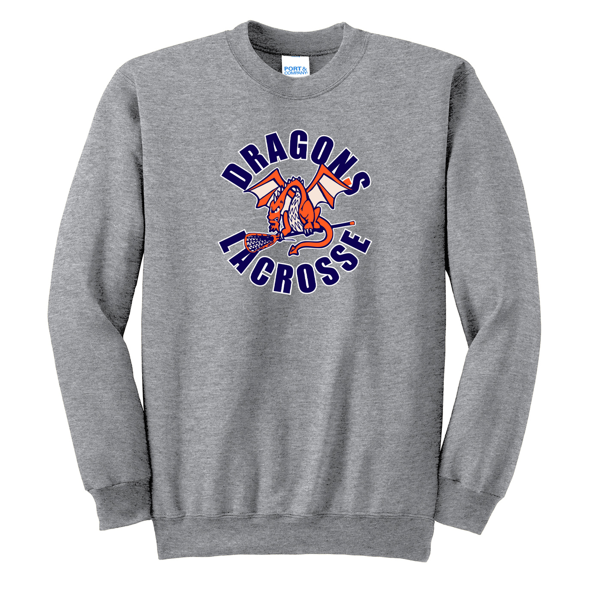 St Petes Dragons Lacrosse  Crew Neck Sweater