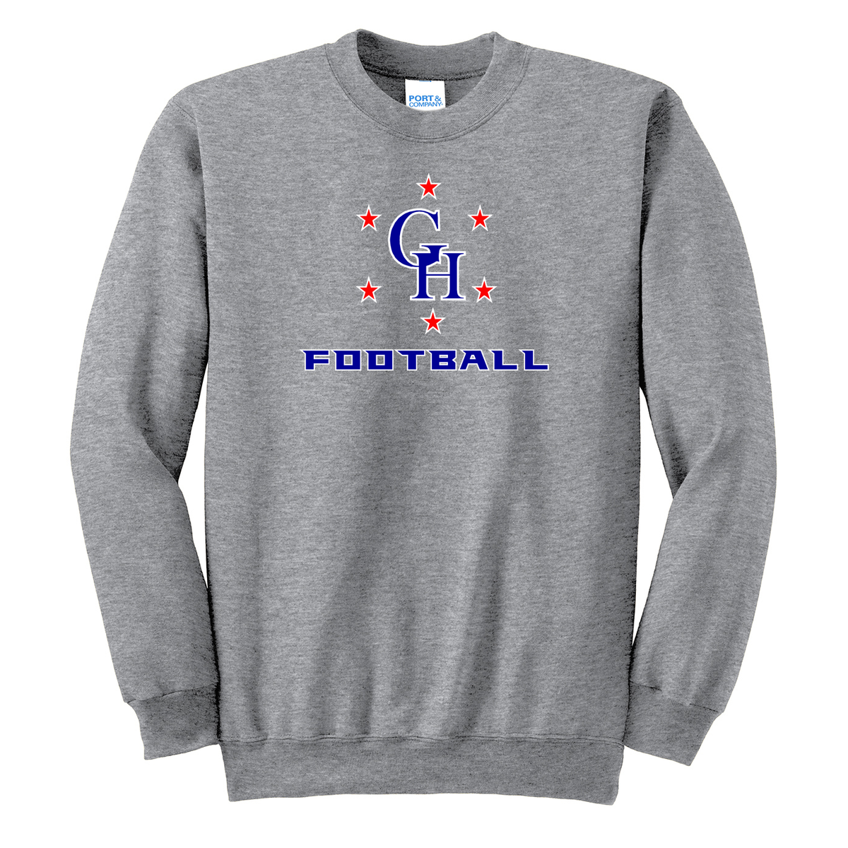 Great Hollow Football Crew Neck Sweater