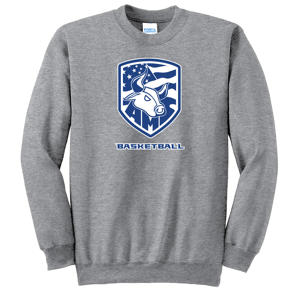 Accompsett Basketball  Crew Neck Sweater