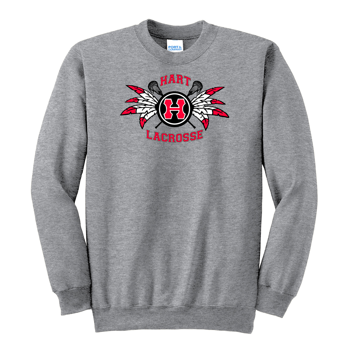 Hart High School Lacrosse Crew Neck Sweater