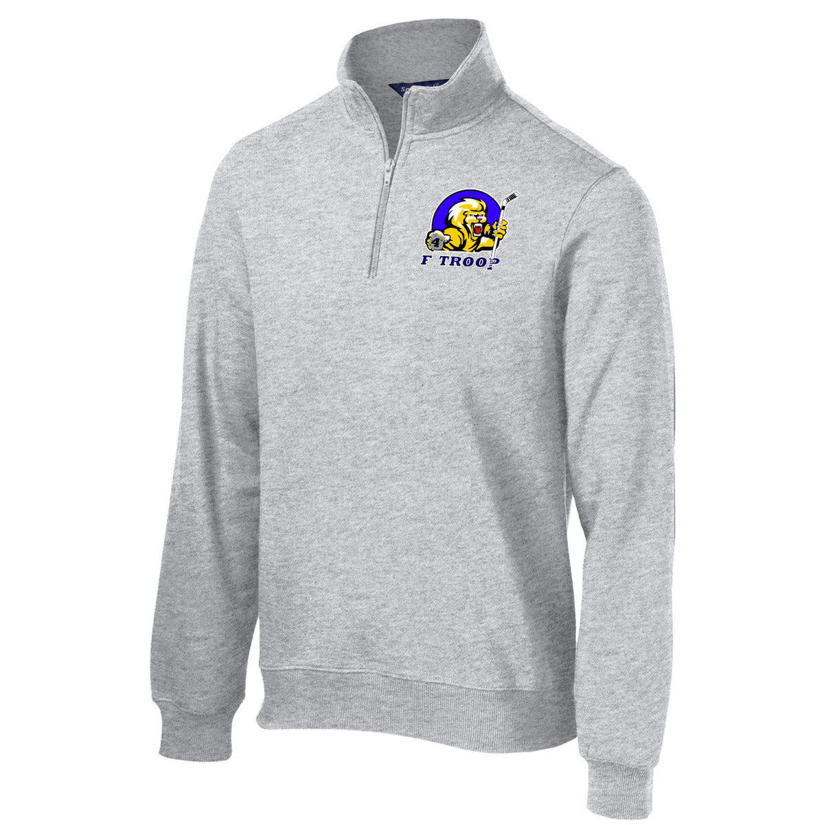 F Troop Hockey 1/4 Zip Fleece