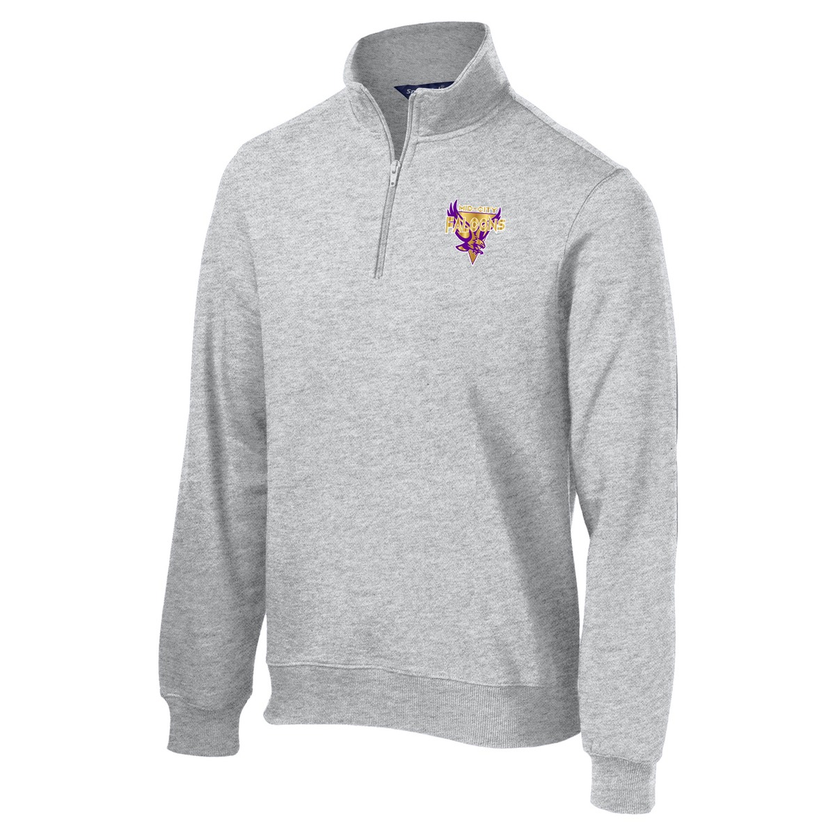 Mid-City Falcons  1/4 Zip Fleece