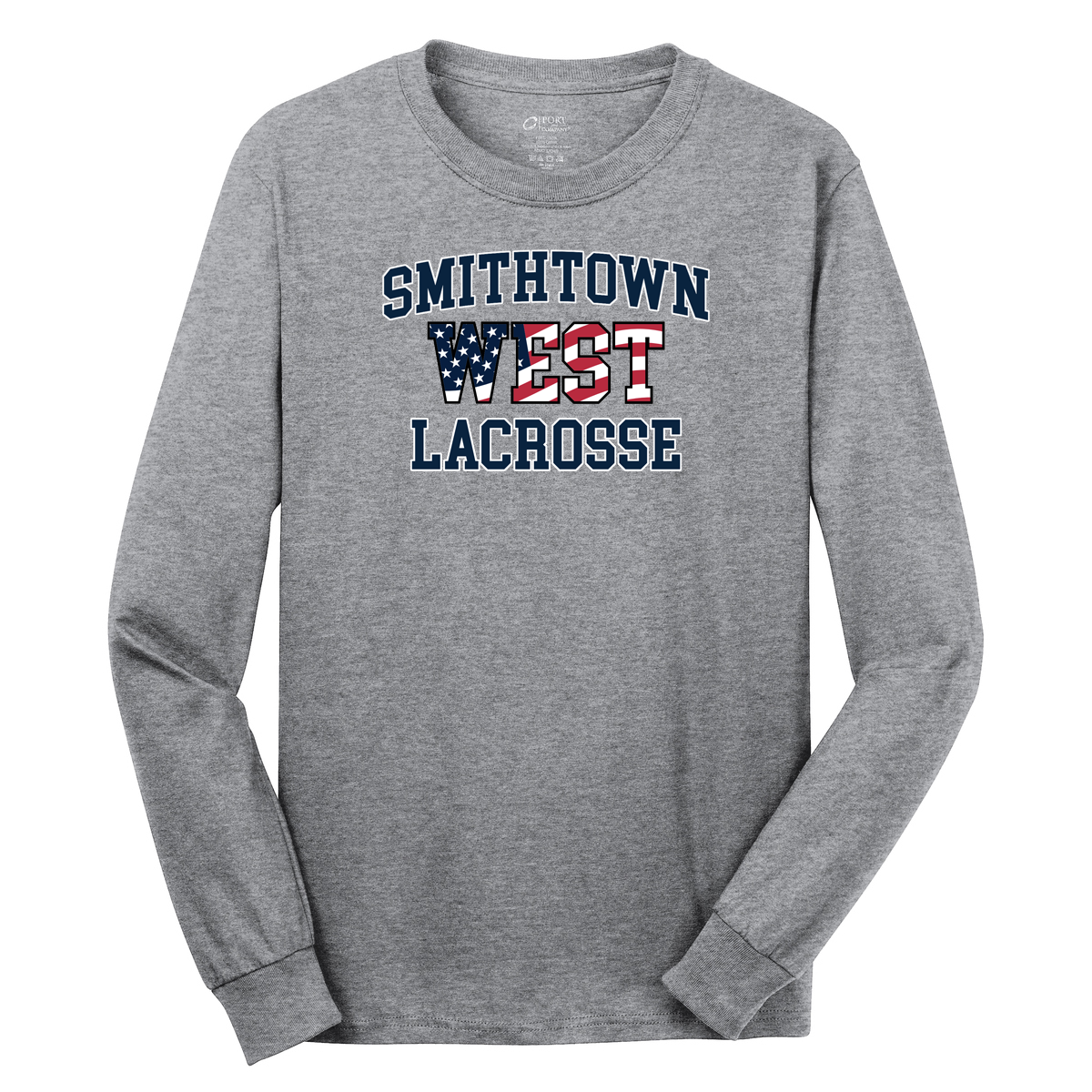 Smithtown West Girls Lacrosse  Cotton Long Sleeve Shirt