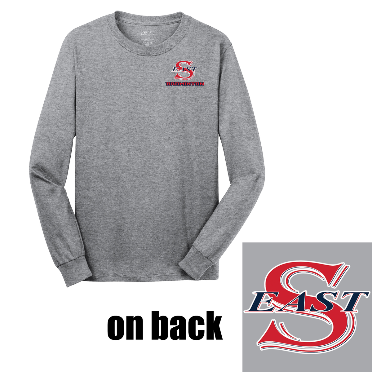 Smithtown East Badminton Cotton Long Sleeve Shirt