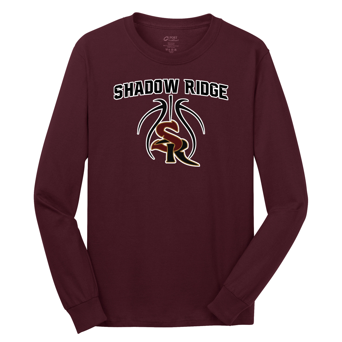 Shadow Ridge Basketball Cotton Long Sleeve Shirt