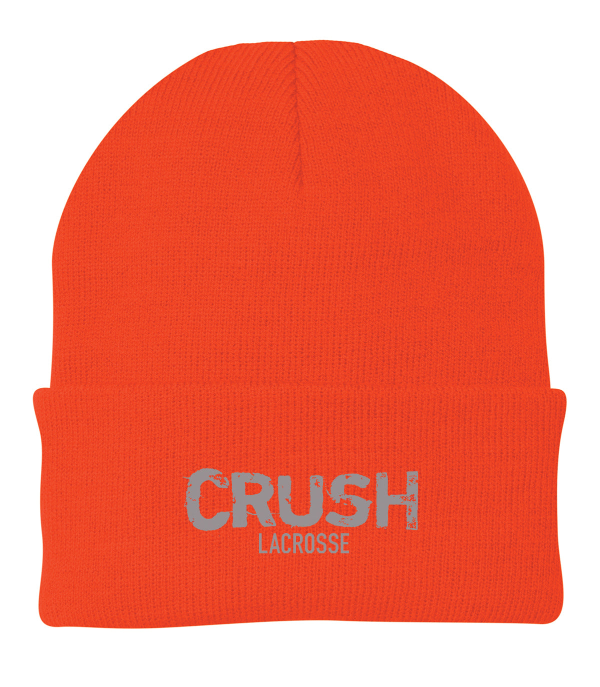 Crush Lacrosse Athletic Orange Knit Beanie