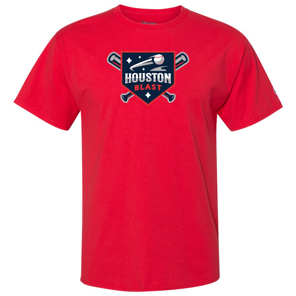 Houston Blast Baseball Champion Short Sleeve T-Shirt