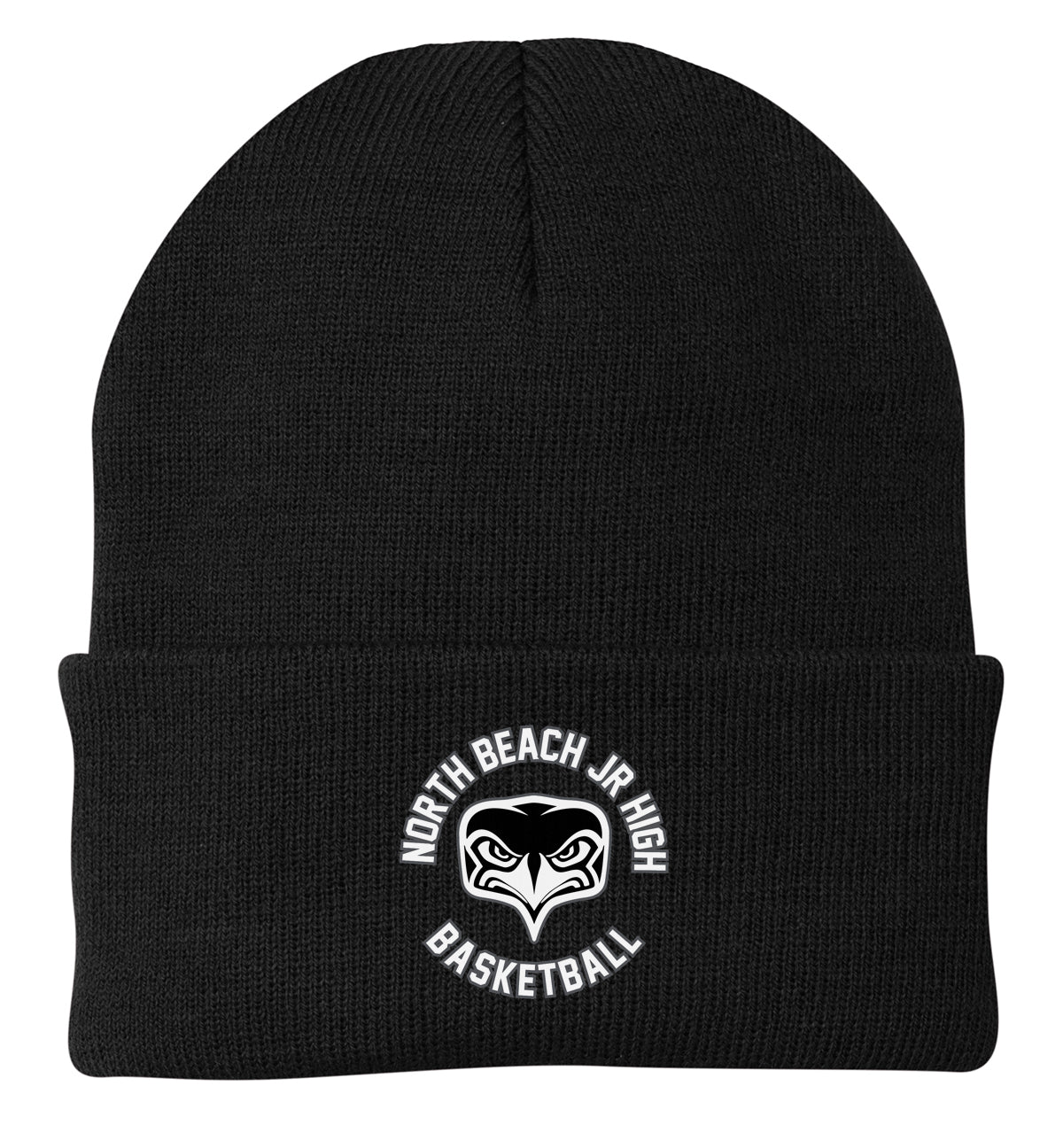 North Beach Jr. High Basketball Knit Beanie