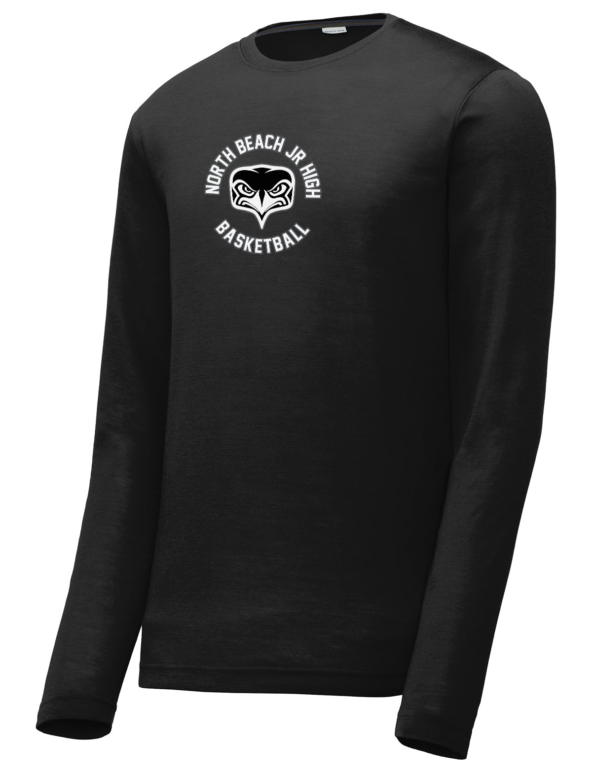 North Beach Jr. High Basketball Long Sleeve CottonTouch Performance Shirt