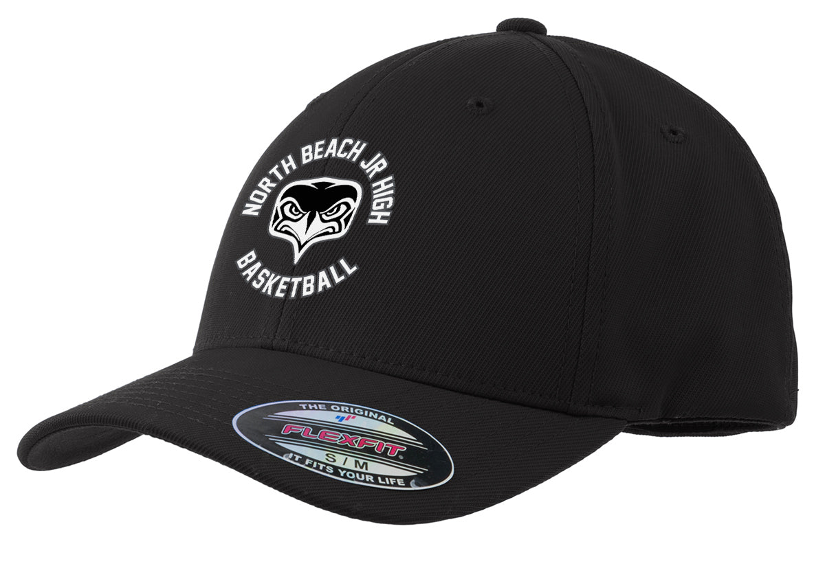 North Beach Jr. High Basketball Flex-Fit Hat