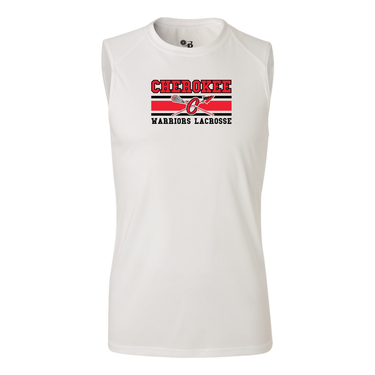 Cherokee Warriors Lacrosse B-Core Sleeveless Performance Tank