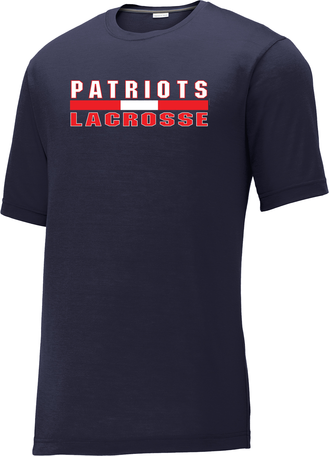 Bob Jones Lacrosse 10th Season Navy CottonTouch Performance T-Shirt