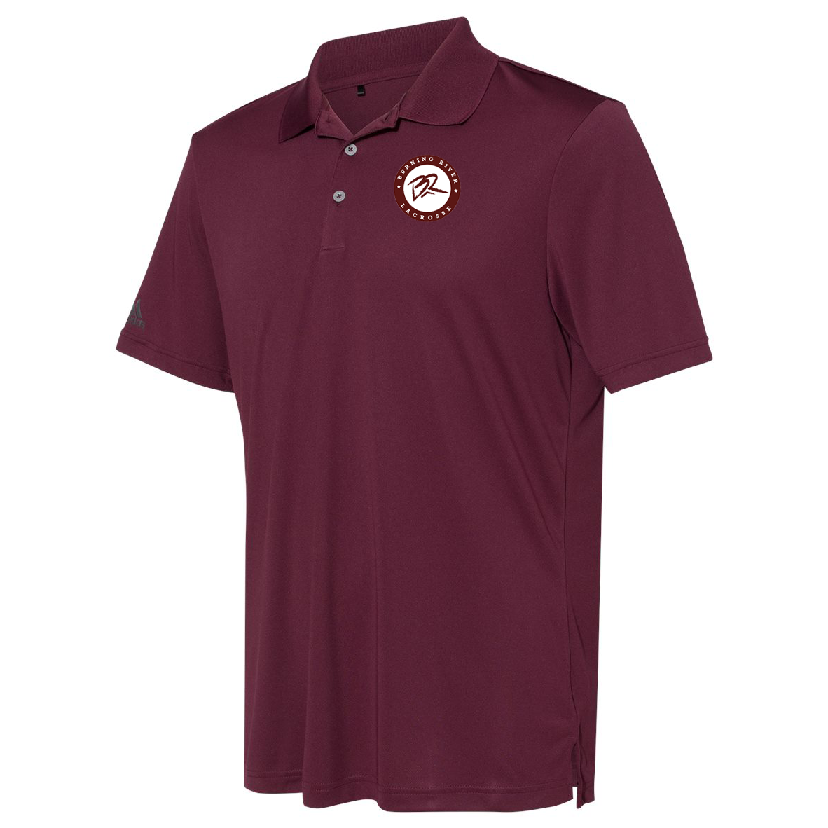 Burning River Lacrosse Coach's Adidas Performance Sport Polo