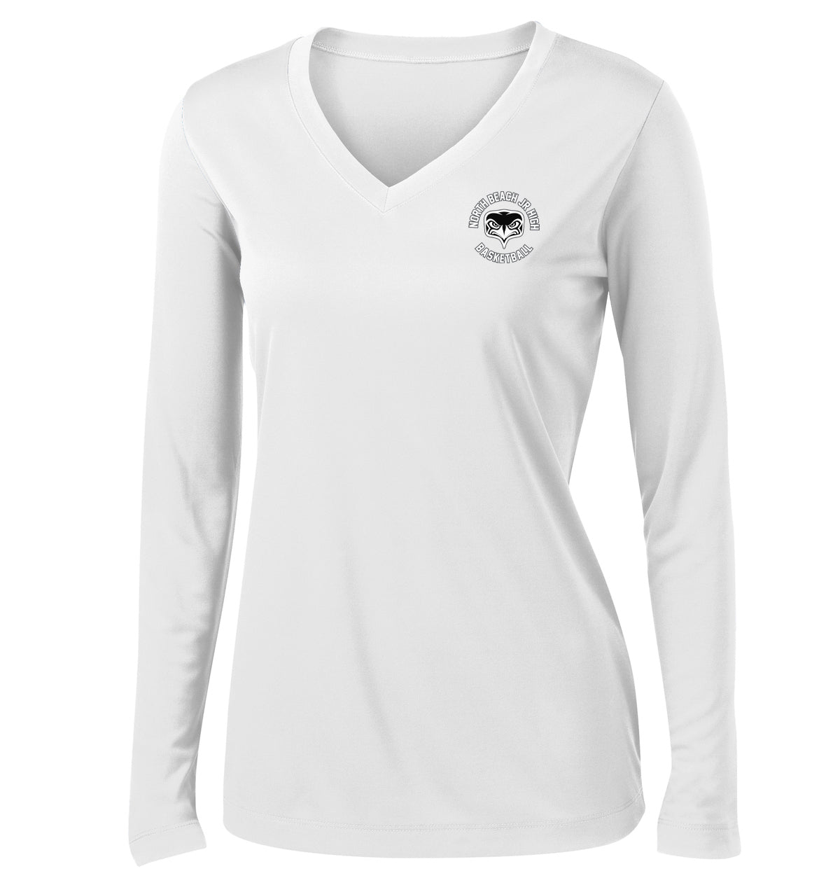 North Beach Jr. High Basketball Women's Long Sleeve Performance Shirt