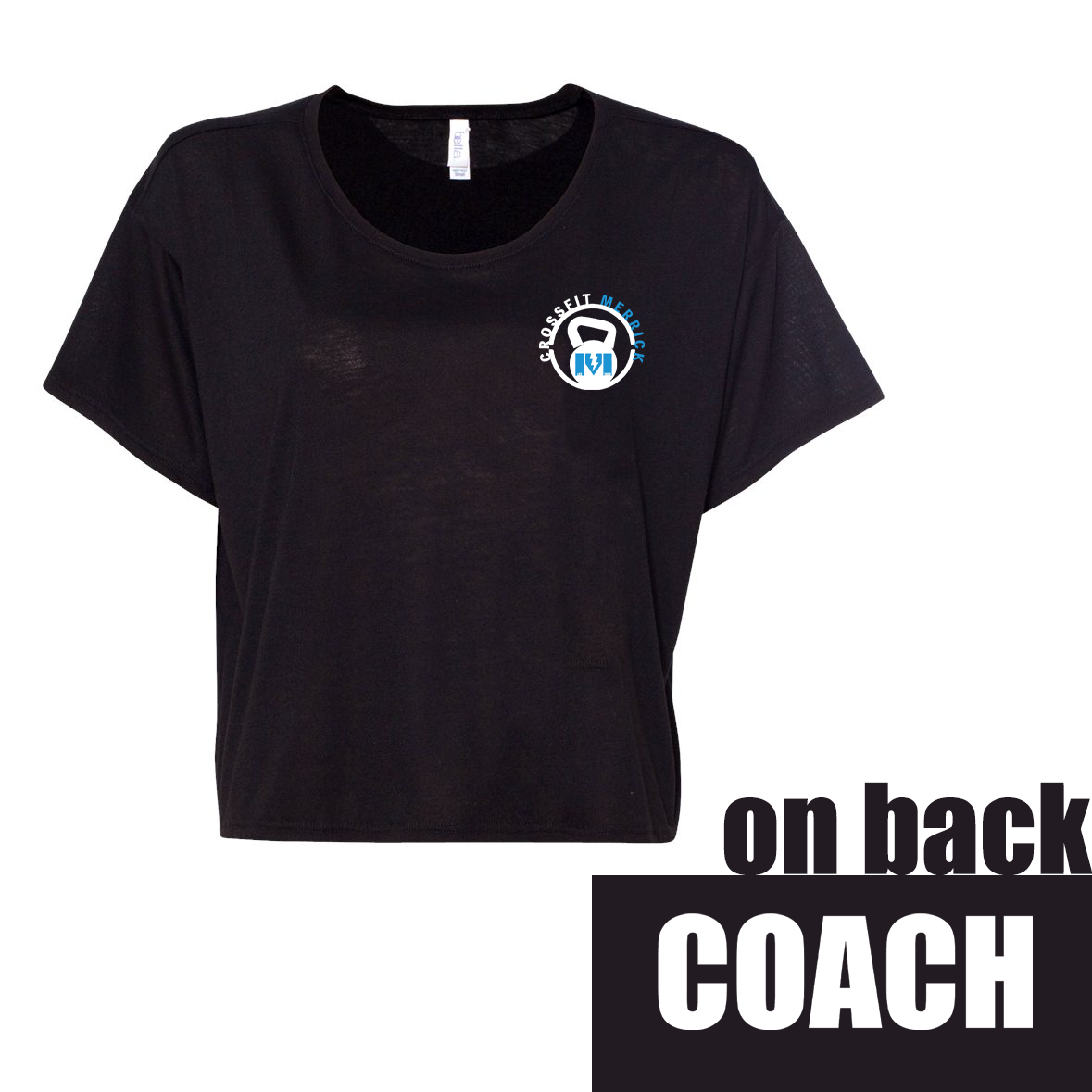 Merrick Crossfit Coaching Women’s Flowy Crop Tee