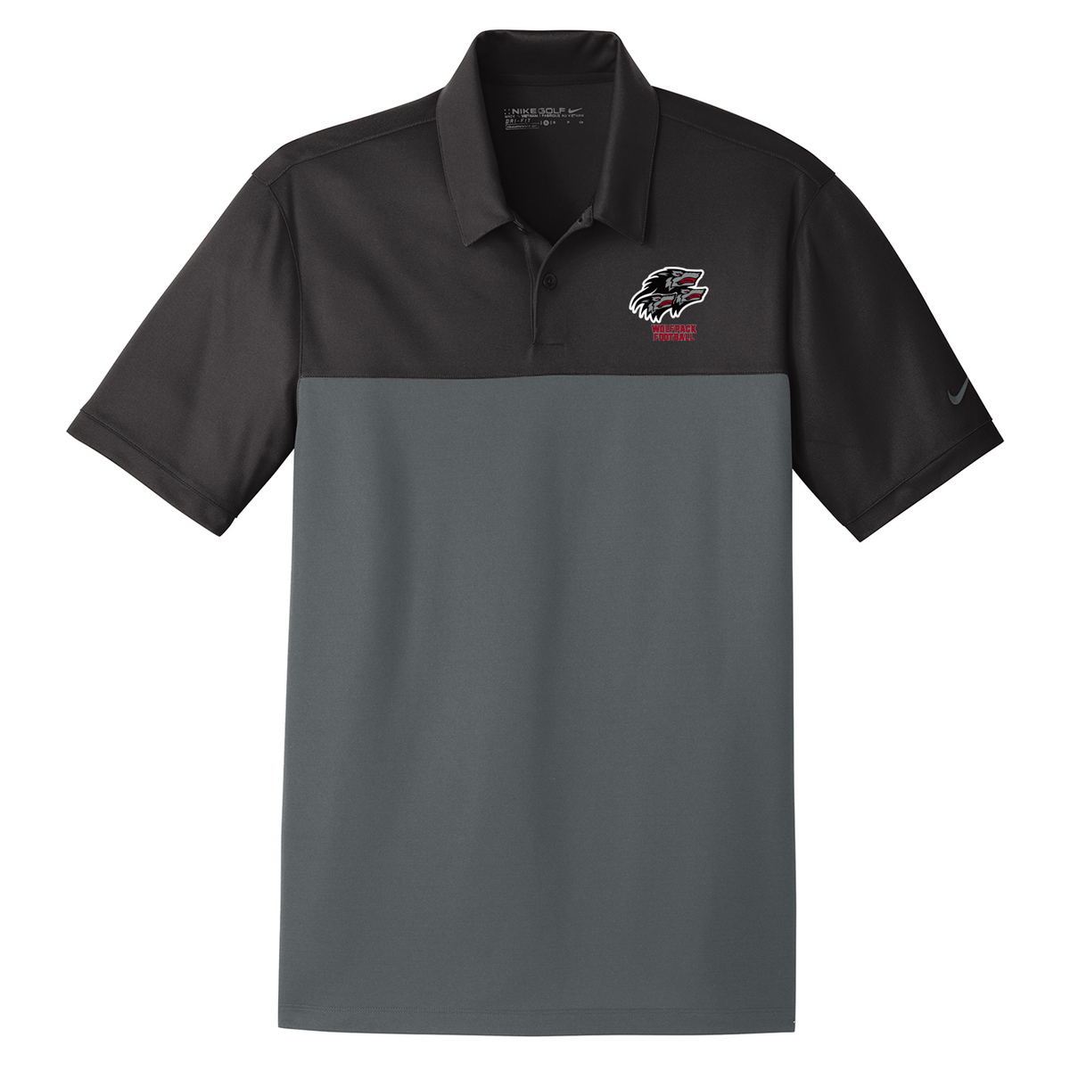 North Houston Wolfpack Football Nike Dri-FIT Colorblock Polo