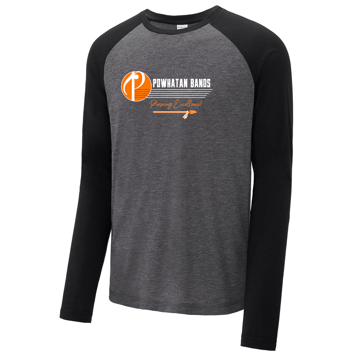 Powhatan Marching Band Long Sleeve Raglan CottonTouch