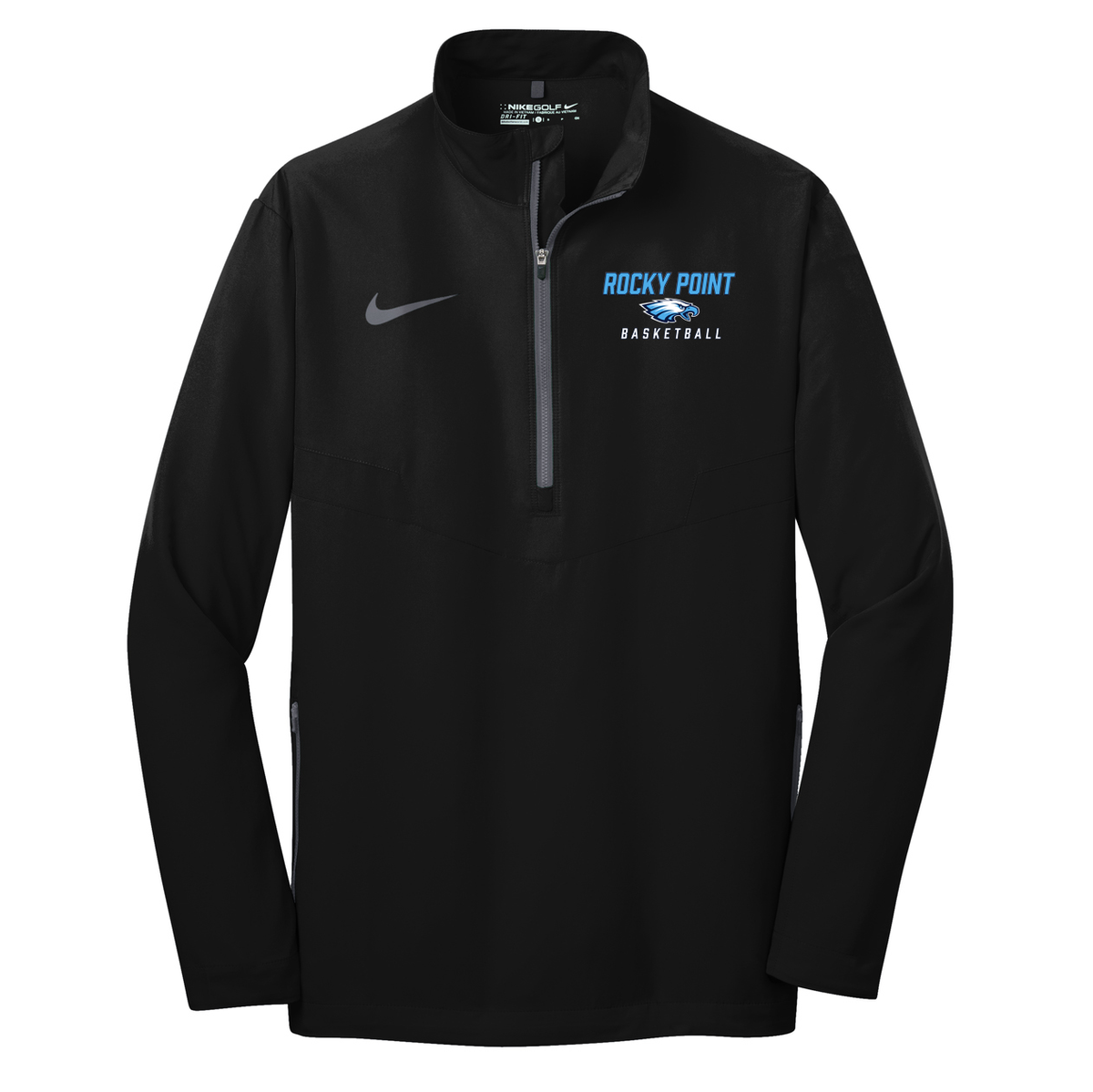 Rocky Point Varsity Basketball Nike 1/2 Zip Wind Shirt