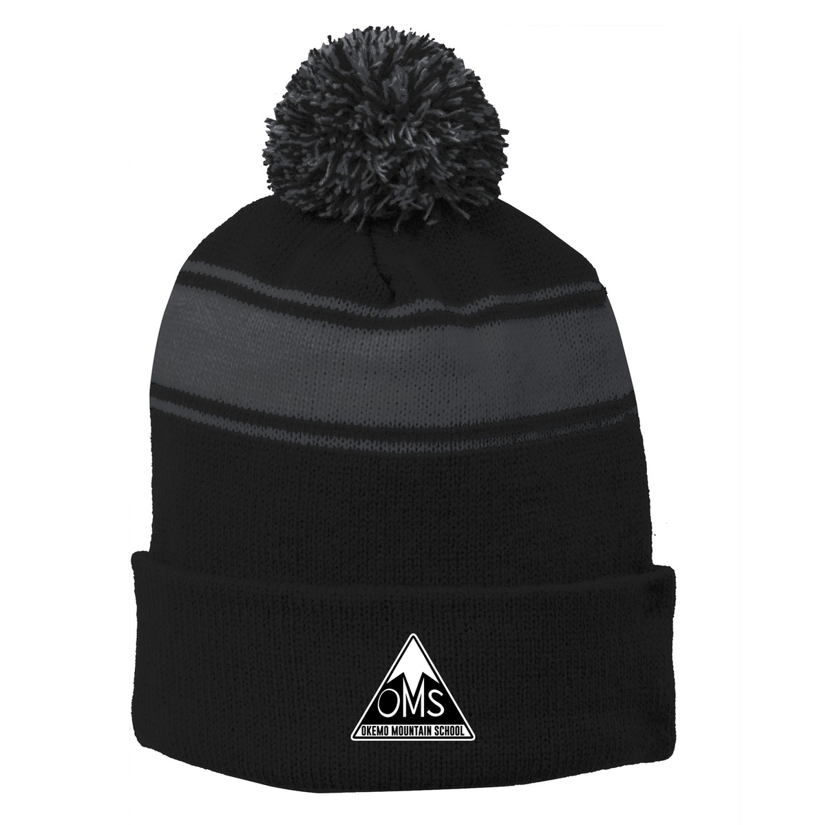 Okemo Mountain School Pom Pom Beanie