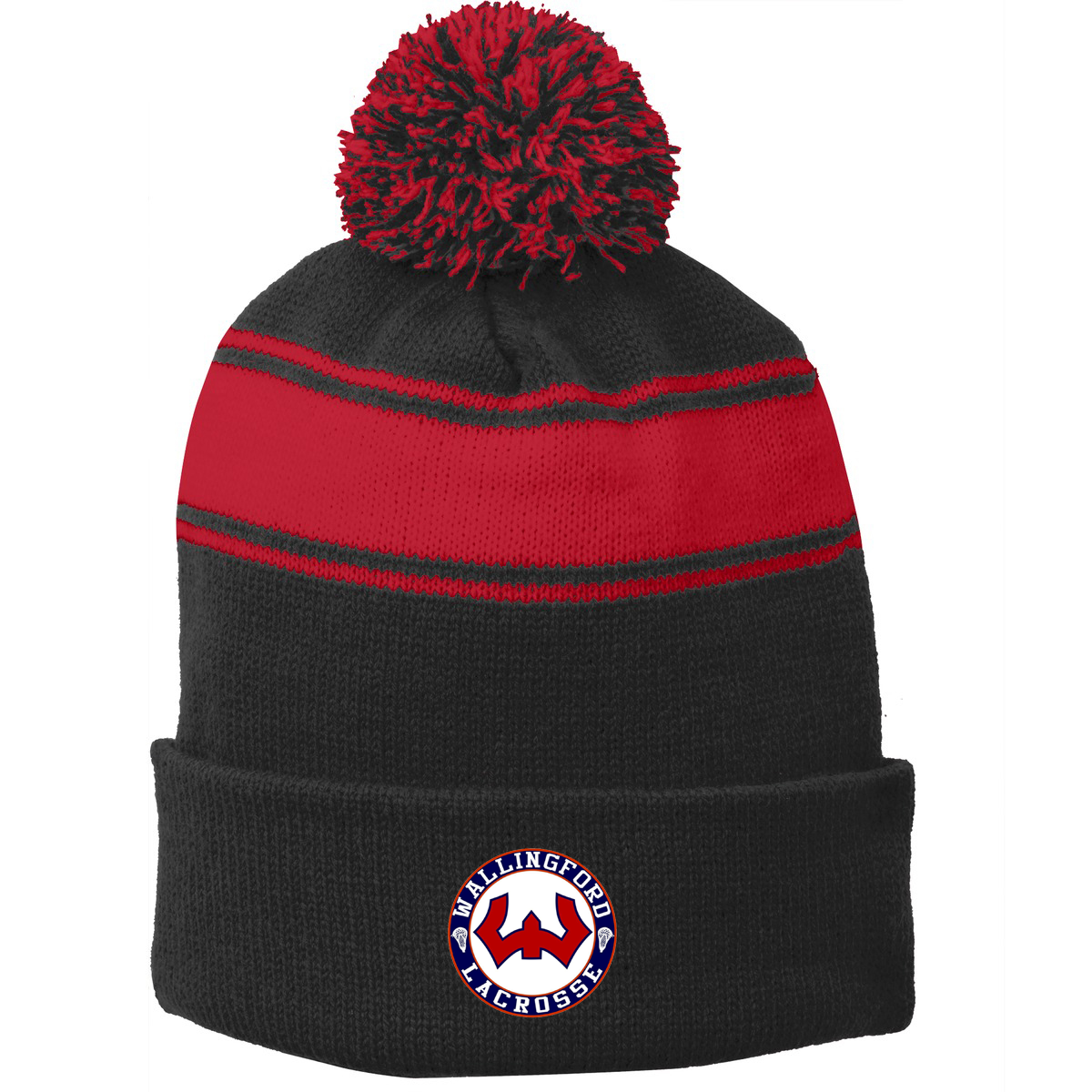 Wallingford Youth Lacrosse Pom Pom Beanie