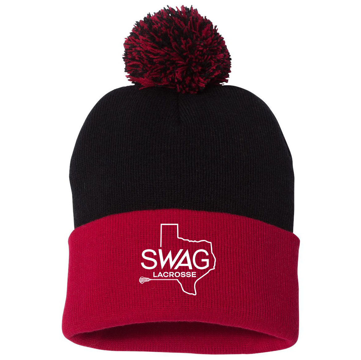 SWAG Lacrosse Sportsman Pom-Pom Beanie