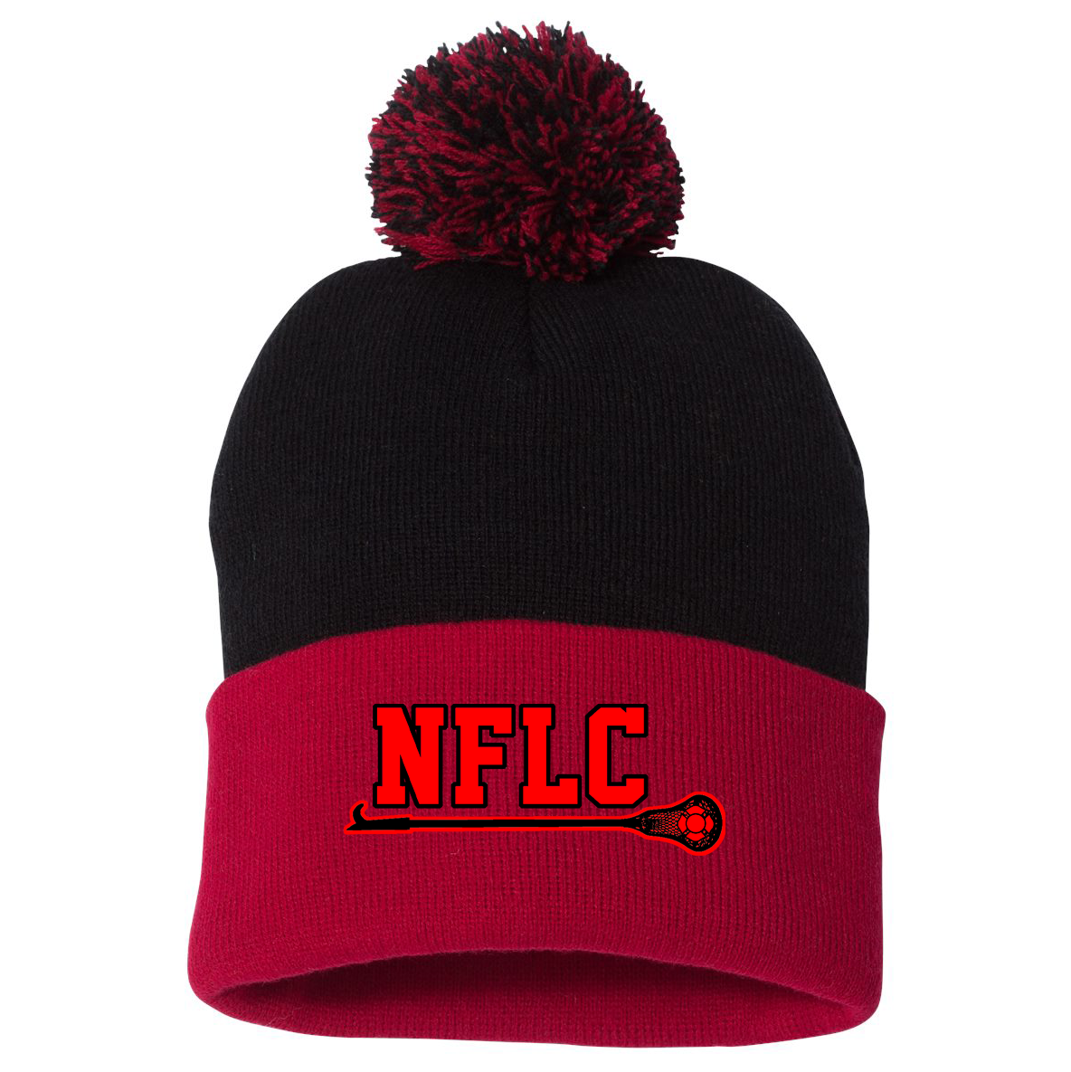 Nassau Fire Lacrosse Club Sportsman Pom-Pom Beanie