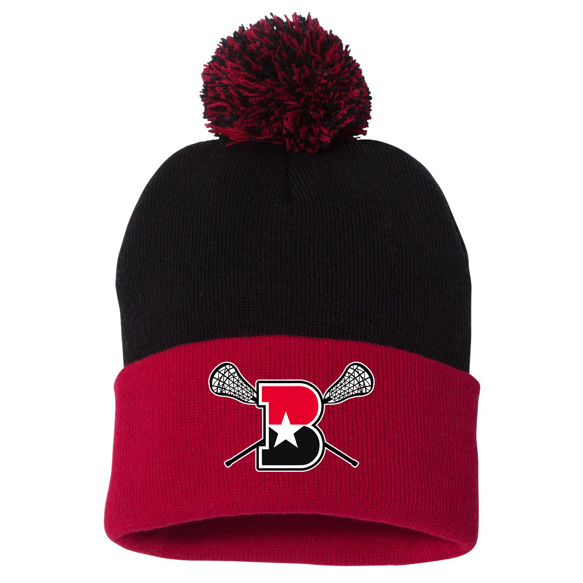 Bowie Girls Lacrosse Sportsman Pom-Pom Beanie