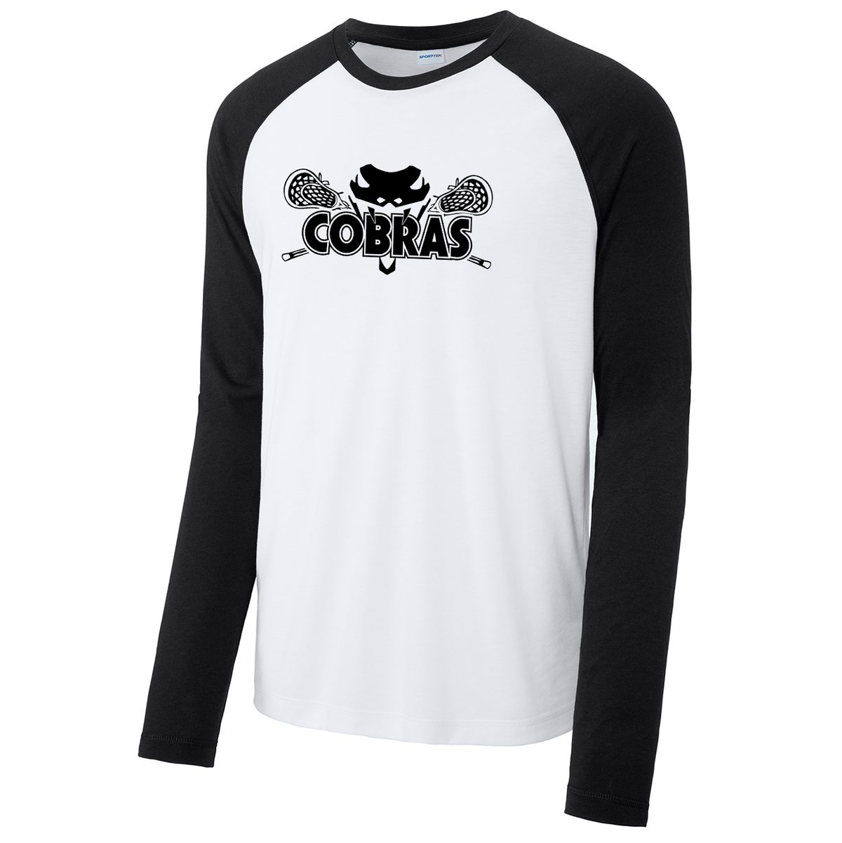 KC Cobras Lacrosse Long Sleeve Raglan CottonTouch