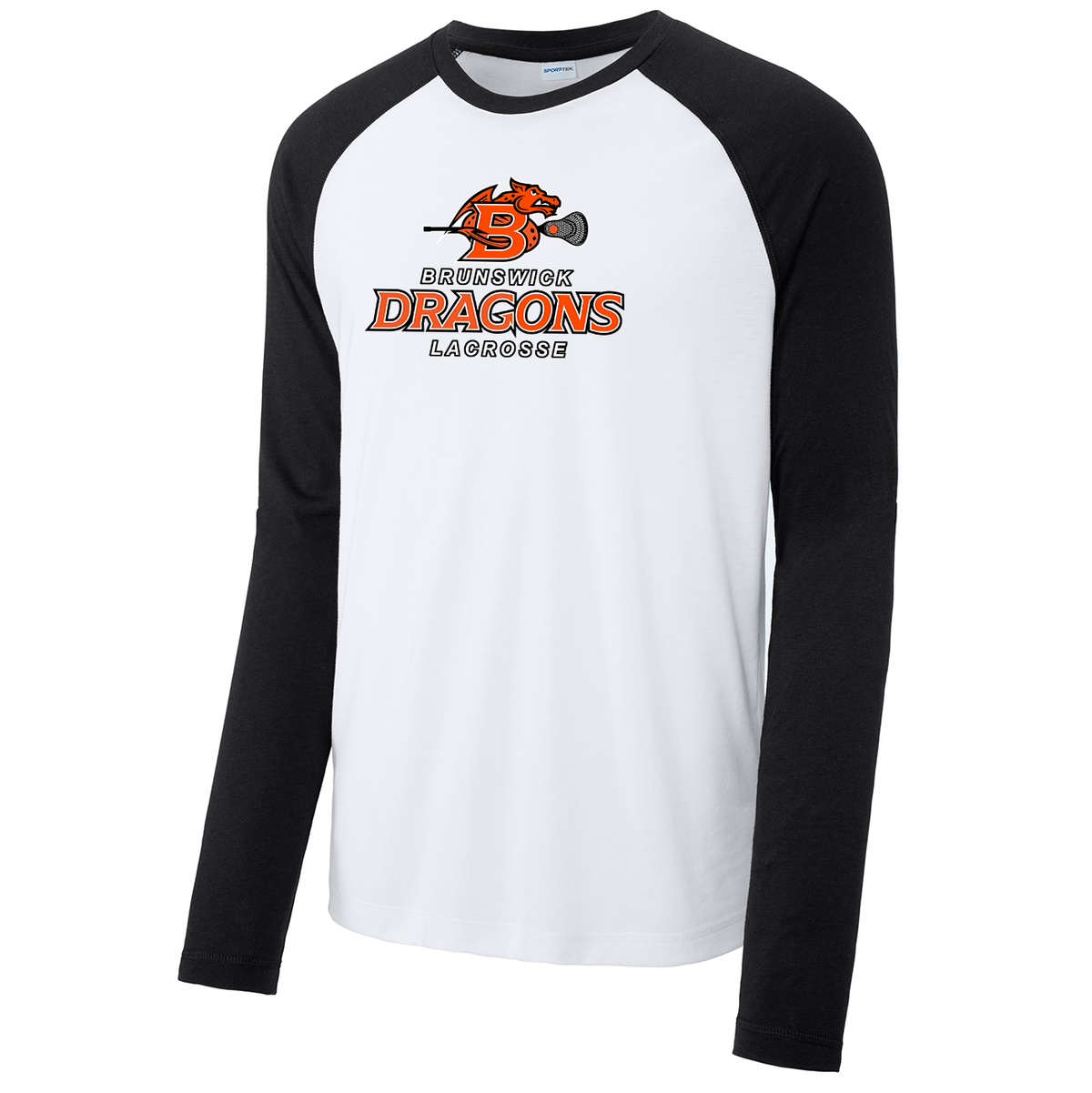 Brunswick Dragons Lacrosse Long Sleeve Raglan CottonTouch