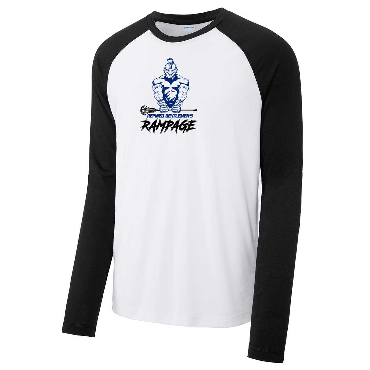 Rampage Box Lacrosse Long Sleeve Raglan CottonTouch