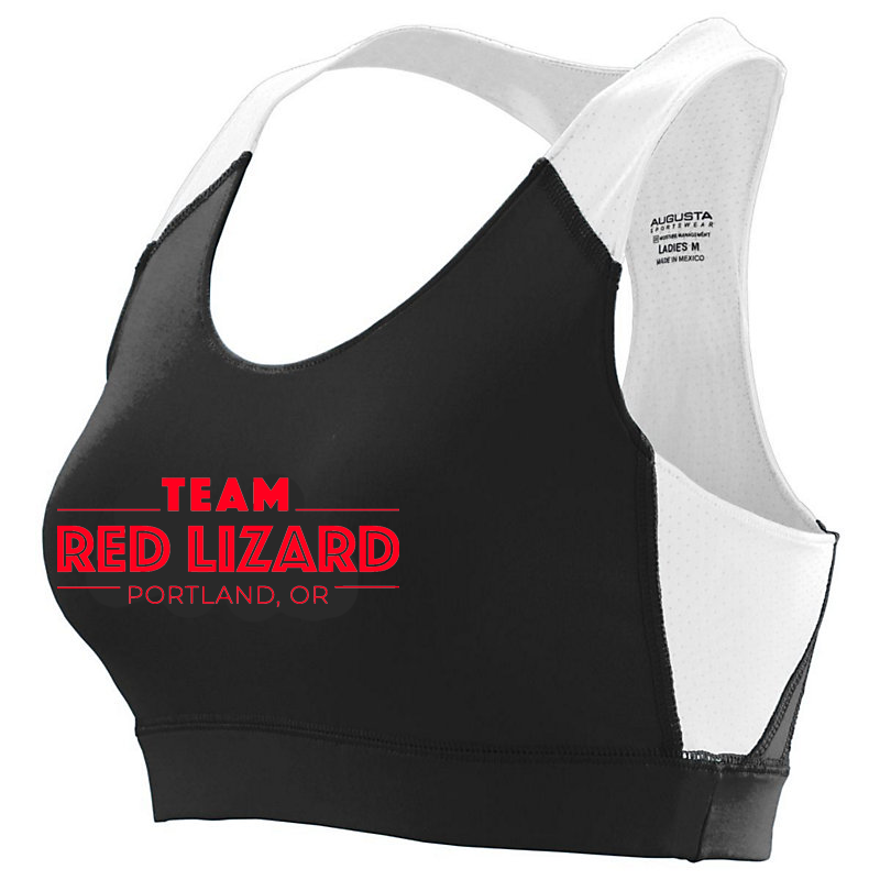 Team Red Lizard Sports Bra