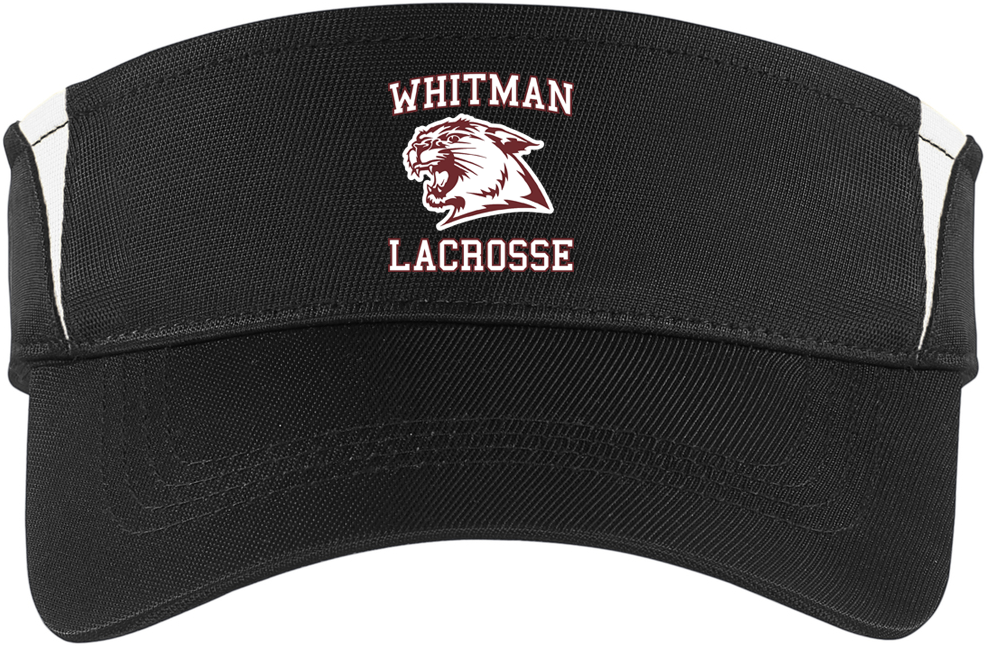 Whitman Lacrosse Black & White Visor