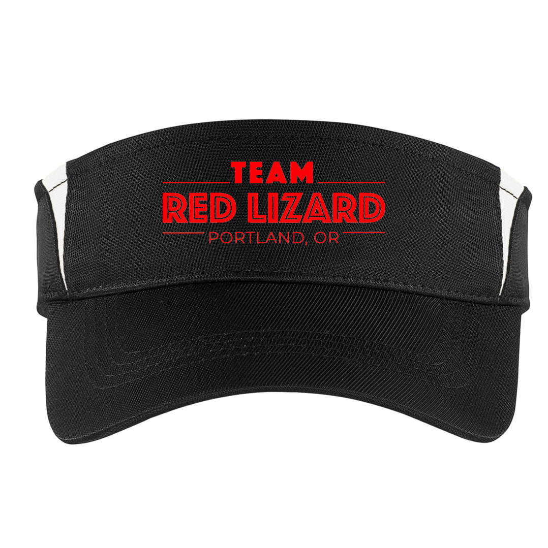 Team Red Lizard Visor
