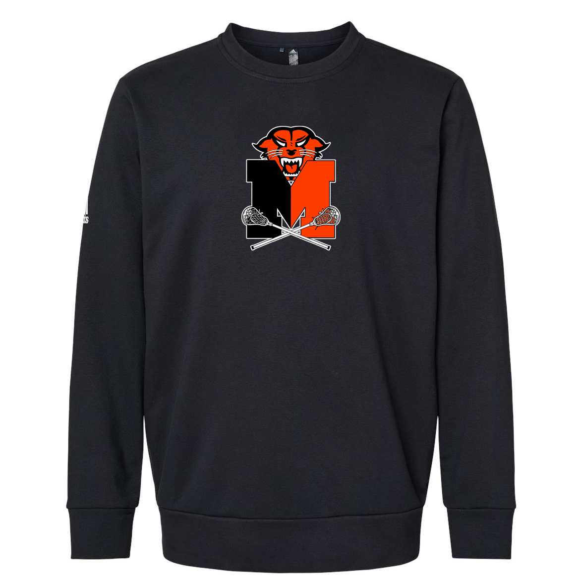 Monroe Bearcats Lacrosse Adidas Fleece Crewneck Sweatshirt