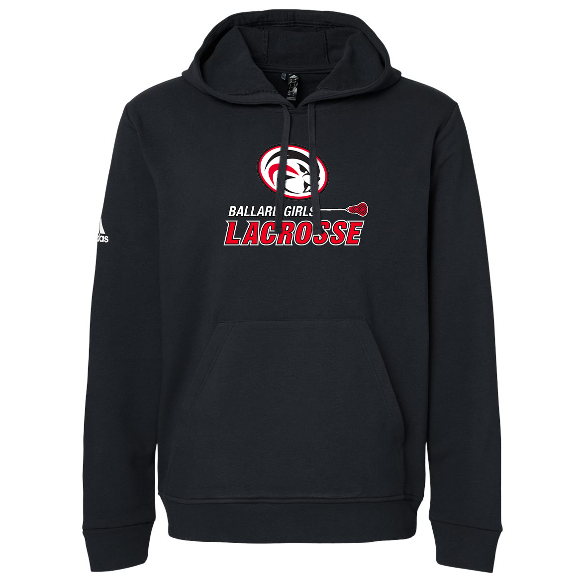 Ballard HS Girls Lacrosse Adidas Fleece Hooded Sweatshirt