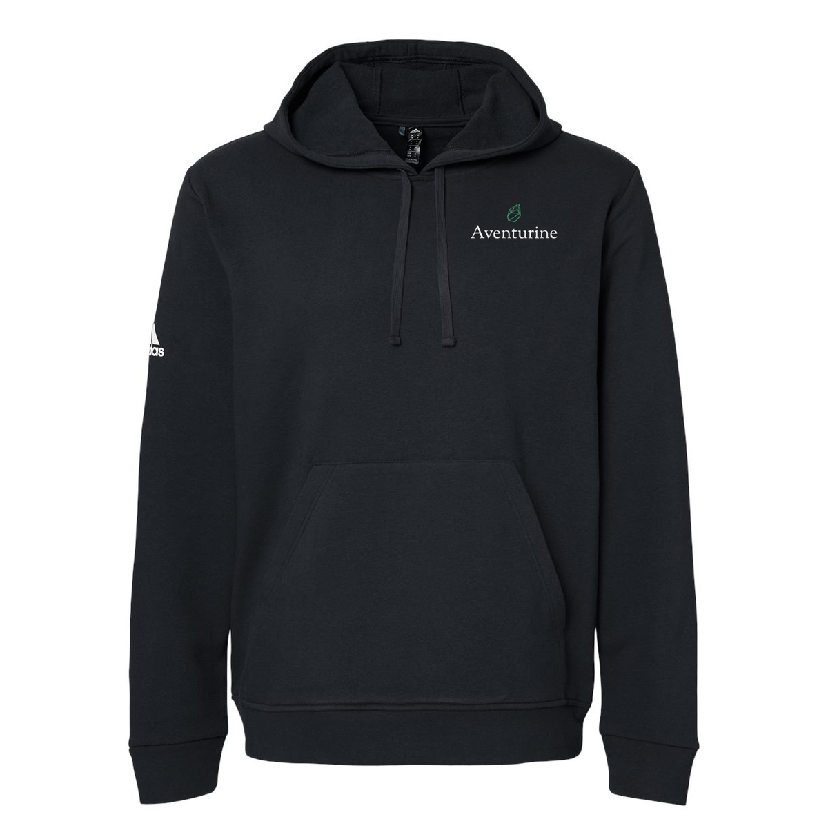 Aventurine Adidas Fleece Hooded Sweatshirt