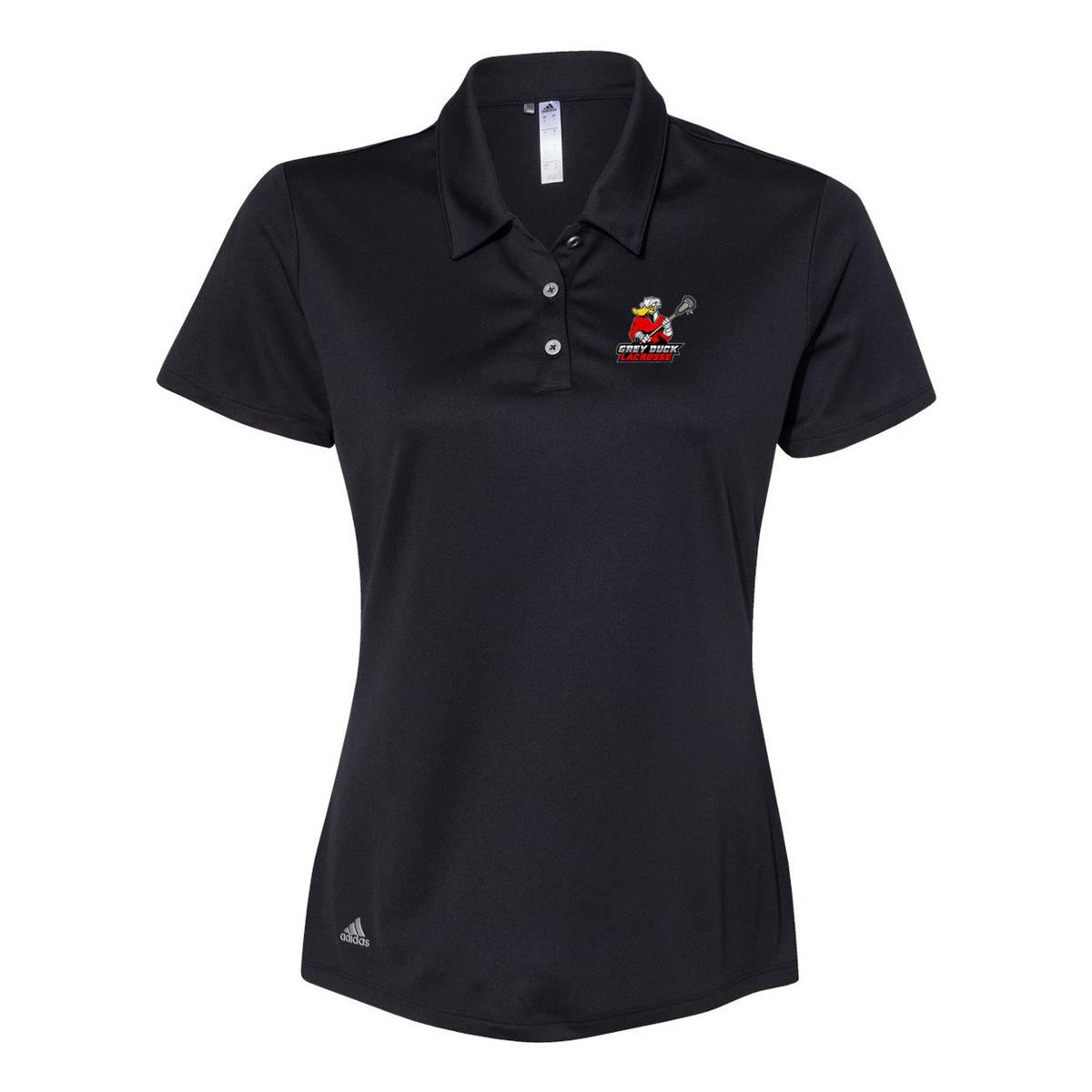 Grey Duck Lacrosse Adidas Women's Polo