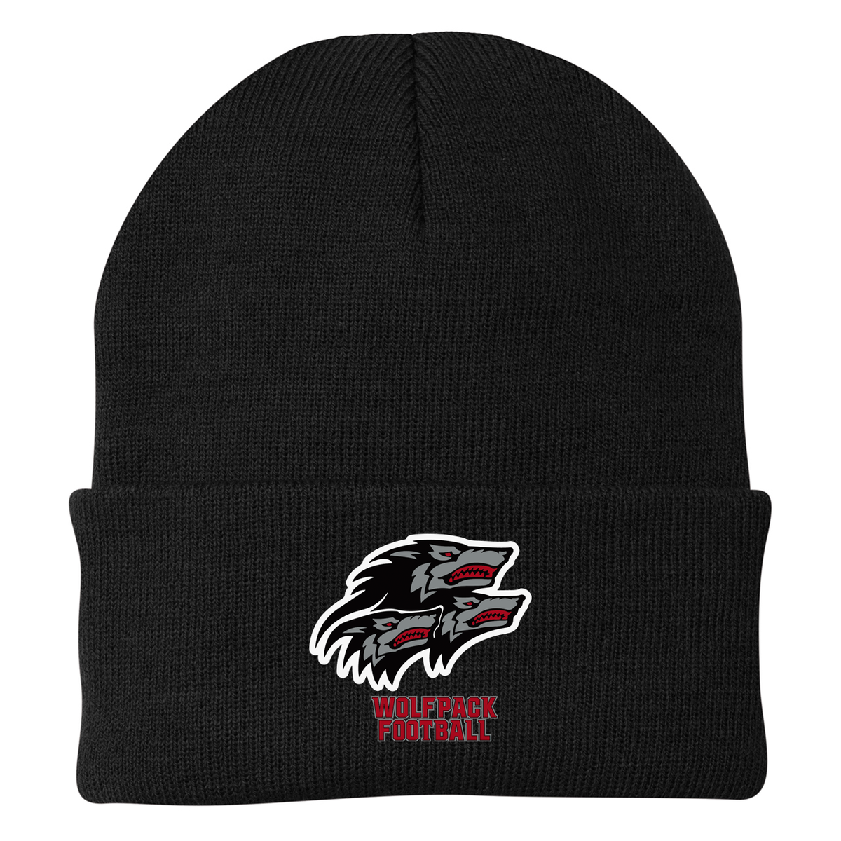 North Houston Wolfpack Football Knit Beanie