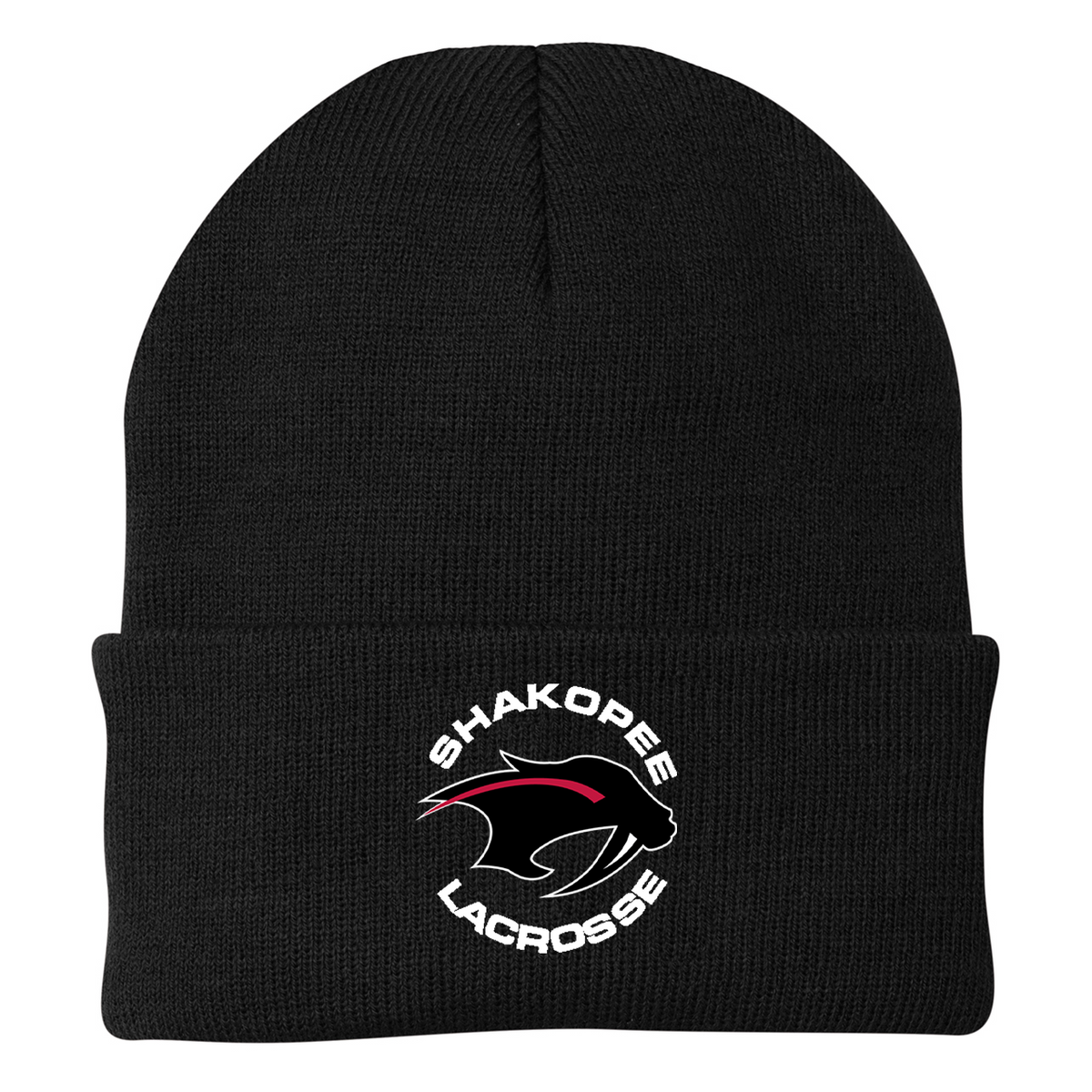 Shakopee HS Lacrosse Knit Beanie