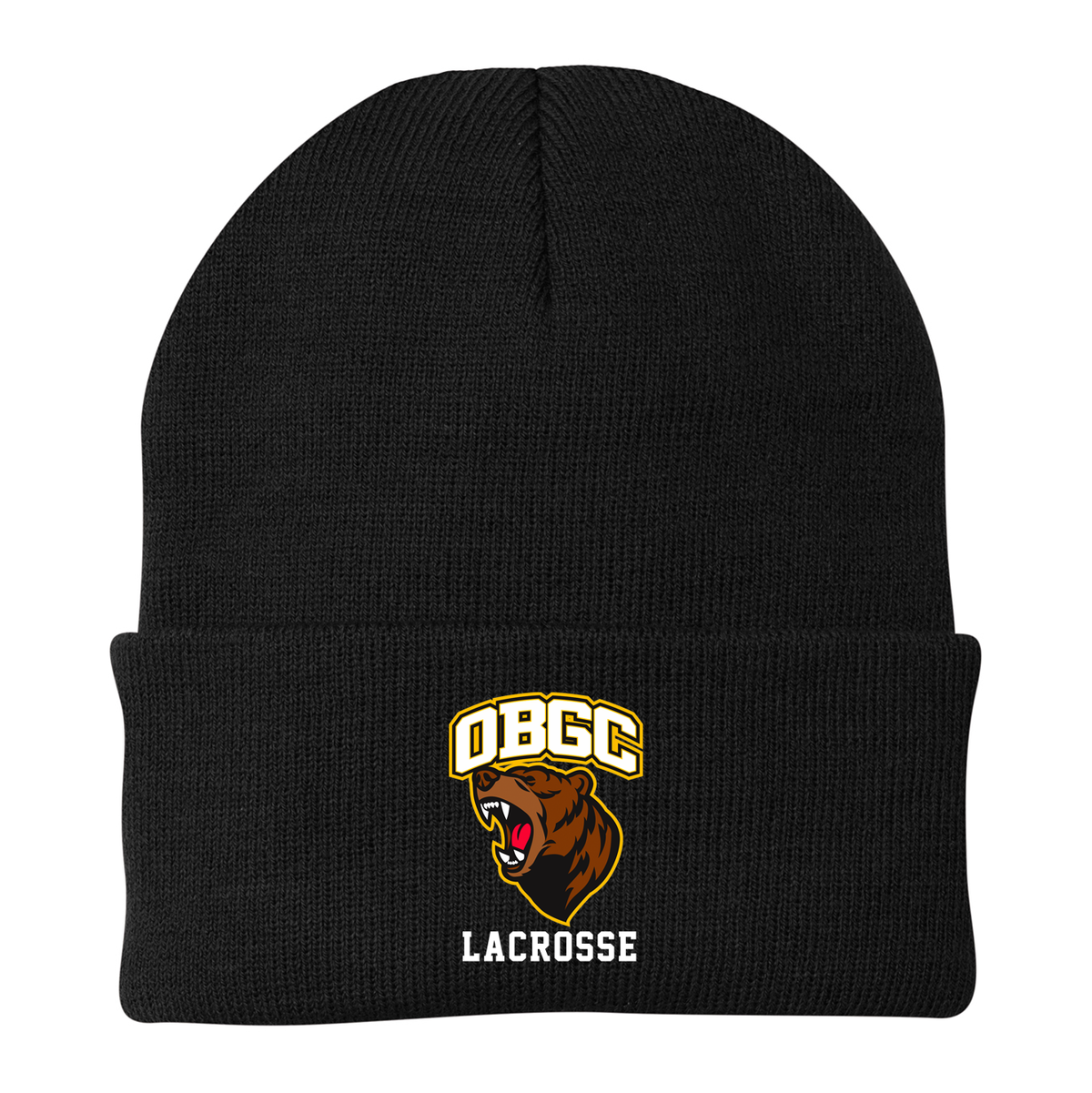 Olney Bears Lacrosse Knit Beanie